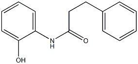 N-(2-hydroxyphenyl)-3-phenylpropanamide Struktur