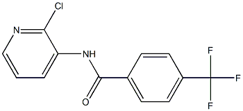 N-(2-chloro-3-pyridinyl)-4-(trifluoromethyl)benzamide Struktur