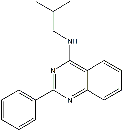 N-isobutyl-2-phenyl-4-quinazolinamine Struktur