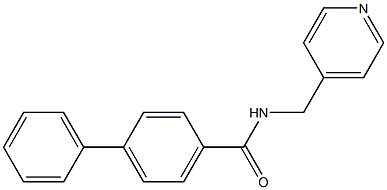 N-(pyridin-4-ylmethyl)[1,1'-biphenyl]-4-carboxamide Struktur