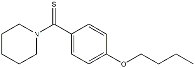 1-{[4-(butyloxy)phenyl]carbothioyl}piperidine Struktur