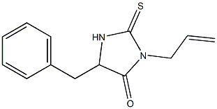 3-allyl-5-benzyl-2-thioxoimidazolidin-4-one Struktur