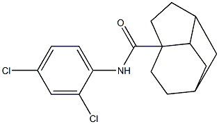 N-(2,4-dichlorophenyl)tricyclo[5.2.1.0~4,8~]decane-4-carboxamide Struktur