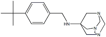 N-(4-tert-butylbenzyl)-1,3,5-triazatricyclo[3.3.1.1~3,7~]decan-7-amine Structure