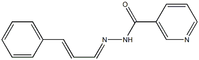 N'-(3-phenyl-2-propenylidene)nicotinohydrazide Struktur