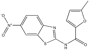 N-{6-nitro-1,3-benzothiazol-2-yl}-5-methyl-2-furamide Struktur