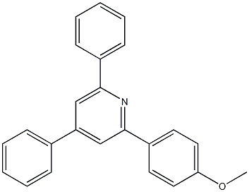 4-(4,6-diphenyl-2-pyridinyl)phenyl methyl ether Struktur