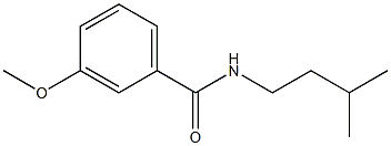 N-isopentyl-3-methoxybenzamide Struktur