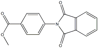 methyl 4-(1,3-dioxo-1,3-dihydro-2H-isoindol-2-yl)benzoate Struktur