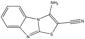 3-amino[1,3]thiazolo[3,2-a]benzimidazole-2-carbonitrile Struktur