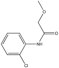 N-(2-chlorophenyl)-2-methoxyacetamide Struktur