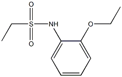 N-(2-ethoxyphenyl)ethanesulfonamide Struktur