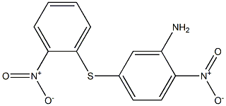 2-nitro-5-[(2-nitrophenyl)sulfanyl]aniline Struktur