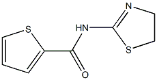 N-(4,5-dihydro-1,3-thiazol-2-yl)-2-thiophenecarboxamide Struktur