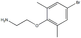 2-(4-bromo-2,6-dimethylphenoxy)ethanamine Struktur