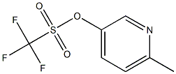 6-Methyl-3-pyridinyl trifluoromethanesulphonate Struktur