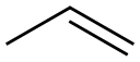 Propene, high purity Struktur