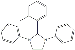 2-(2-methylphenyl)-1,3-diphenylimidazolidine Struktur