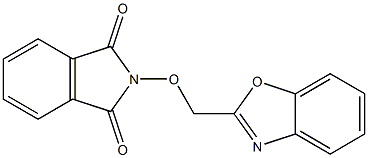 2-(1,3-benzoxazol-2-ylmethoxy)-1H-isoindole-1,3(2H)-dione Struktur