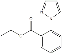 Ethyl 2-(1H-pyrazol-1-yl)benzoate ,96% Struktur