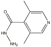 3,5-Dimethylisonicotinic acid hydrazide Struktur