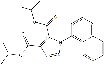 1-(1-Naphtyl)-1H-1,2,3-triazole-4,5-dicarboxylic acid diisopropyl ester Struktur