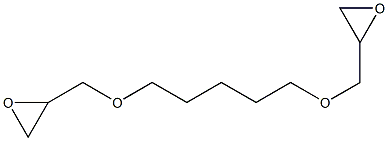 1,5-Bis(glycidyloxy)pentane Struktur