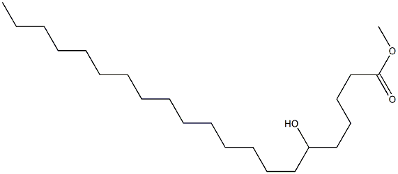 6-Hydroxyhenicosanoic acid methyl ester Struktur