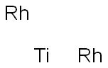 Titanium dirhodium Struktur