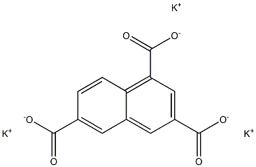 1,3,6-Naphthalenetricarboxylic acid tripotassium salt Struktur