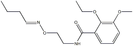 N-[2-(Butylideneaminooxy)ethyl]-2-ethoxy-3-methoxybenzamide Struktur