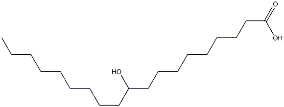 10-Hydroxynonadecanoic acid Struktur