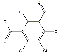 Tetrachloroisophthalic acid Struktur