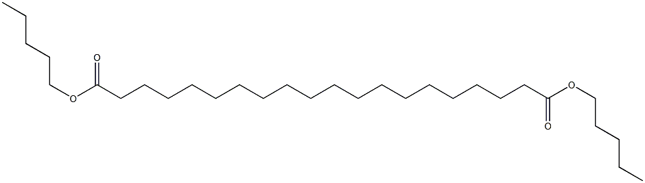 Icosanedioic acid dipentyl ester Struktur