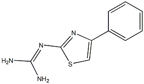 2-(4-Phenylthiazole-2-yl)guanidine Struktur