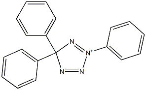 2,5,5-Triphenyl-5H-tetrazol-2-ium Struktur