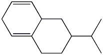 1,2,3,4,6,8a-Hexahydro-2-isopropylnaphthalene Struktur