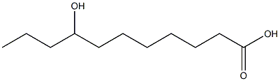 8-Hydroxyundecanoic acid Struktur