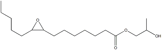 8,9-Epoxytetradecanoic acid 2-hydroxypropyl ester Struktur