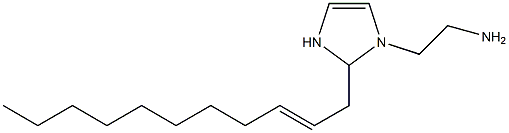 1-(2-Aminoethyl)-2-(2-undecenyl)-4-imidazoline Struktur