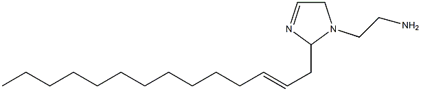 1-(2-Aminoethyl)-2-(2-tetradecenyl)-3-imidazoline Struktur