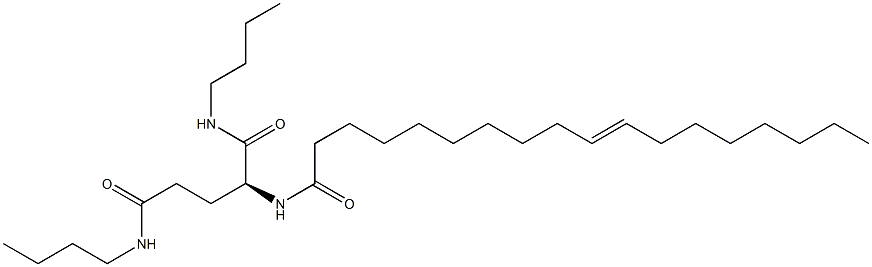 N2-(10-Octadecenoyl)-N1,N5-dibutylglutaminamide Struktur