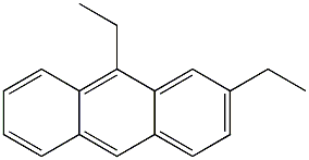 2,9-Diethylanthracene Struktur