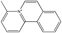 4-Methylbenzo[a]quinolizinium Struktur