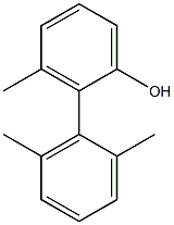 3-Methyl-2-(2,6-dimethylphenyl)phenol Struktur