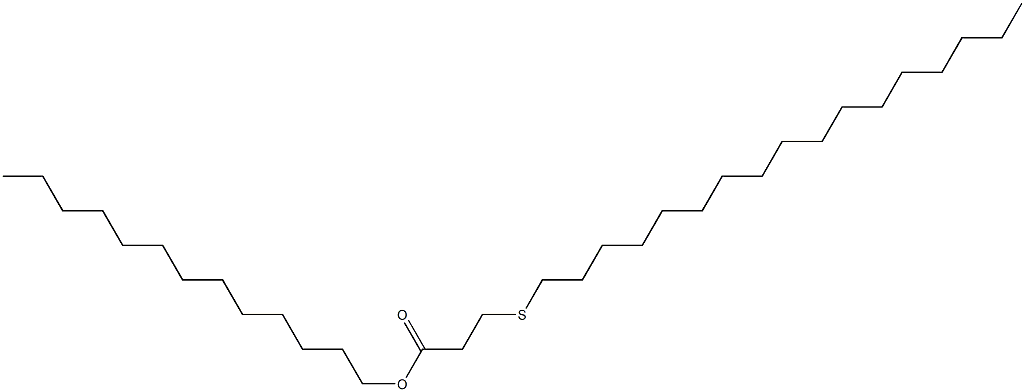 3-(Heptadecylthio)propionic acid tridecyl ester Struktur