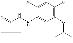 N'-(2,4-Dichloro-5-isopropoxyphenyl)pivalic acid hydrazide Struktur