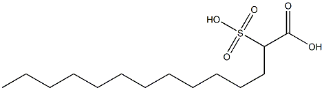 2-Sulfotetradecanoic acid Struktur