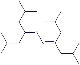 4,4'-Azinobis(2,6-dimethylheptane) Struktur