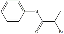 2-Bromothiopropionic acid S-phenyl ester Struktur